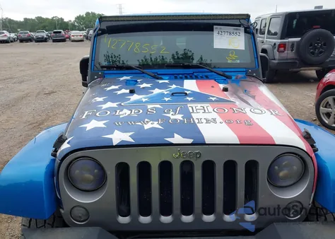2015 Jeep Wrangler Unlimited Freedom Edition из США, поврежденный, VIN 1C4BJWDG4FL568470